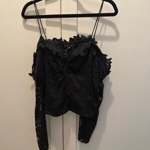 Black Lace Women’s Top